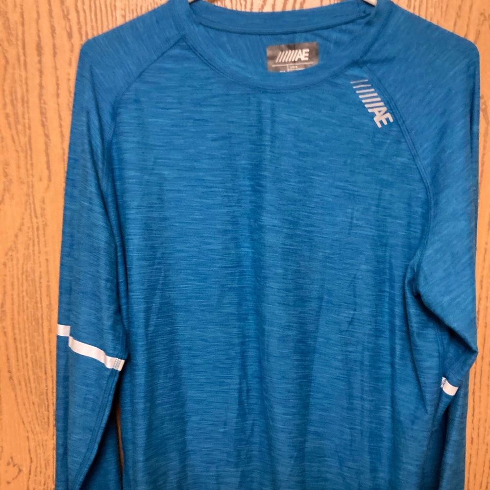 Sky blue American Eagle long sleeve shirt